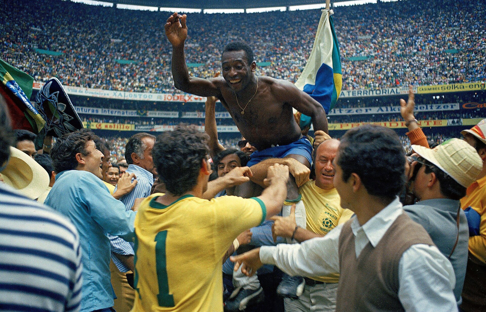 Brazil football image used as a dossier cover