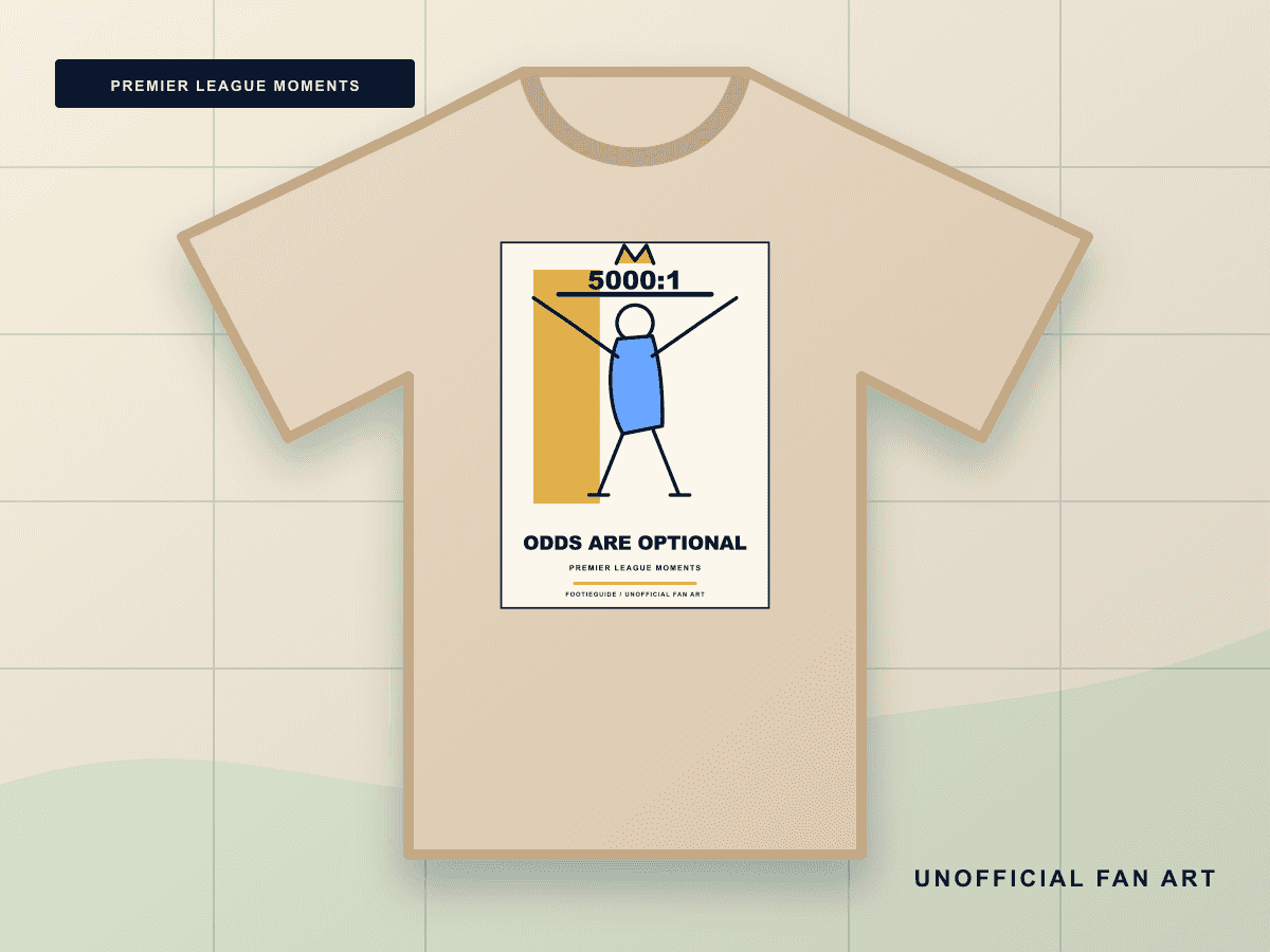 Odds Are Optional line-art football T-shirt design