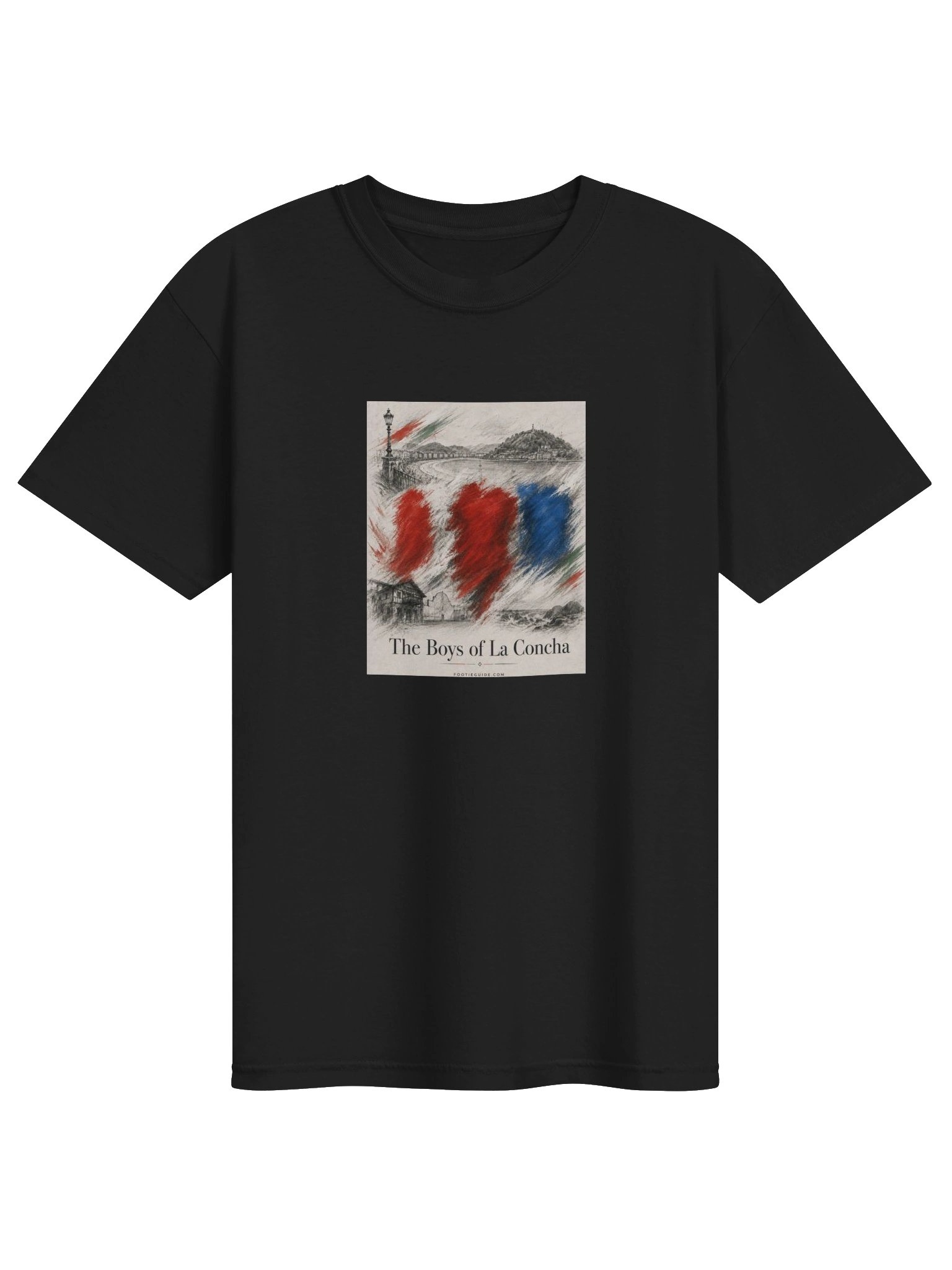 The Boys of La Concha — Heavyweight Tee in Black